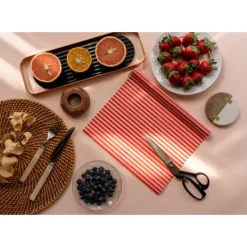 Conservation*NUTS Rouleau Emballage Alimentaire Cire Abeille Rouge 90 x 30,5 cm