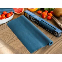 Conservation*NUTS Rouleau Emballage Alimentaire Cire Abeille Bleu Jeans 93 x 29 cm