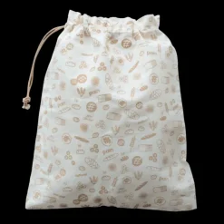 Sac En Tissu*PEBBLY Sac à Vrac Coton Bio Brun 50 x 45 cm
