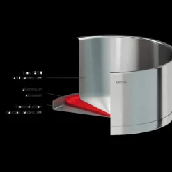 Sauteuses*CRISTEL Sauteuse Ø 28 cm Strate Amovible Inox Exceliss