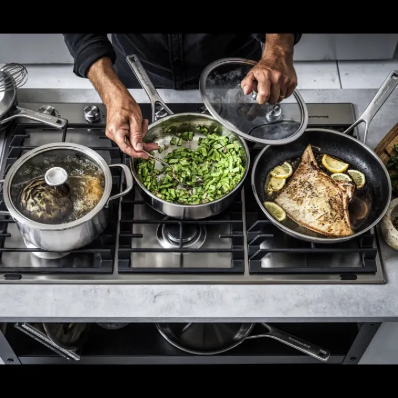 Casseroles|Sauteuses*KITCHENAID Sauteuse Bombée Inox 20cm