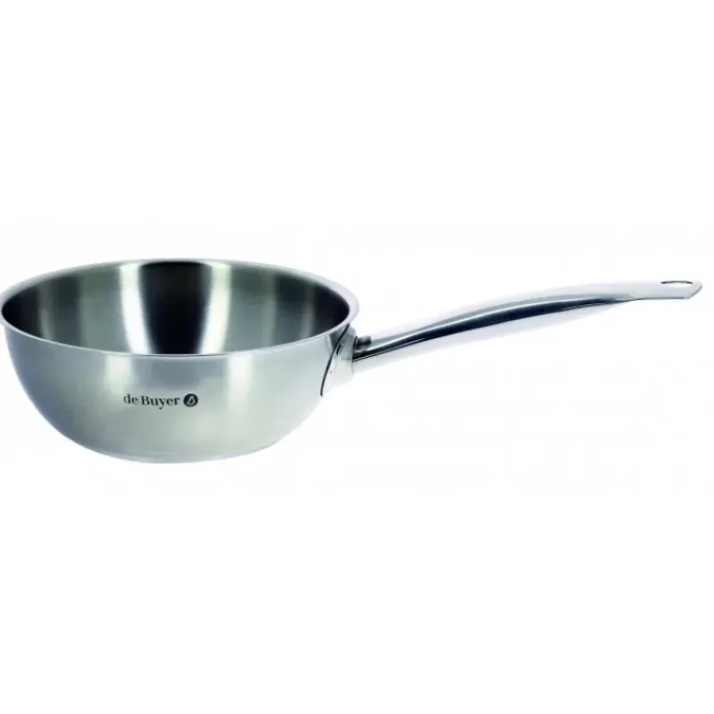 Sauteuses*DE BUYER Sauteuse Bombée Inox Ø24cm Prim'Appety