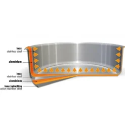 Sauteuses*CRISTEL Sauteuse Casteline Ø 24 cm Manche Amovible Anti-Adhésive Inox