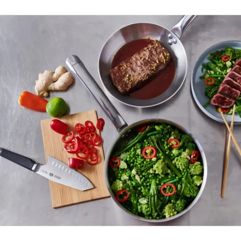 Sauteuses*DE BUYER Sauteuse Droite Inox Ø 28 cm Alchimy