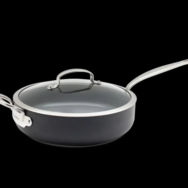 Sauteuses*GREENPAN Sauteuse en Céramique Ø 24 cm + couvercle, collection BARCELONA PRO