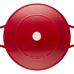 Sauteuses*STAUB Sauteuse en Fonte Chistera 24 cm Rouge Cerise