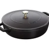 Sauteuses*STAUB Sauteuse en Fonte Chistera 28 cm Noir