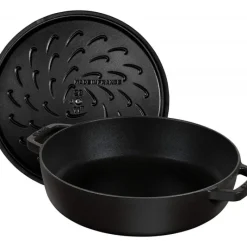 Sauteuses*STAUB Sauteuse en Fonte Chistera 28 cm Noir