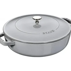 Sauteuses*STAUB Sauteuse en Fonte Chistera 28 cm Gris Graphite
