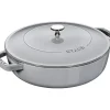 Sauteuses*STAUB Sauteuse en Fonte Chistera 24 cm Gris Graphite