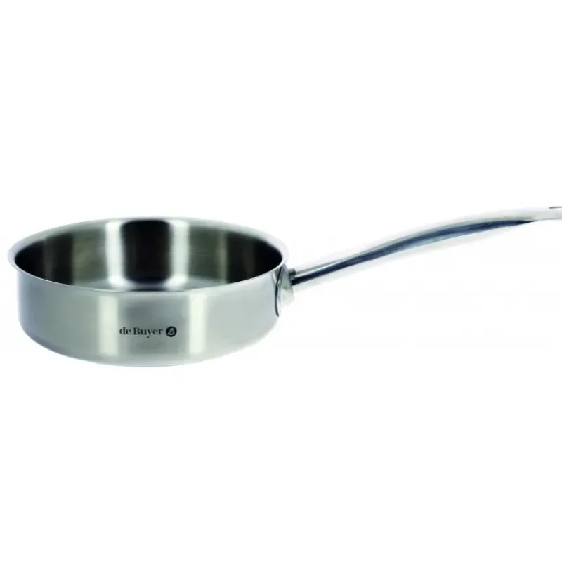 Sauteuses*DE BUYER Sauteuse Inox Bord Droit Ø28cm Prim’Appety