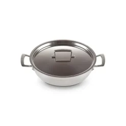 Sauteuses*LE CREUSET Sauteuse Provençale en Inox et Couvercle 30 cm