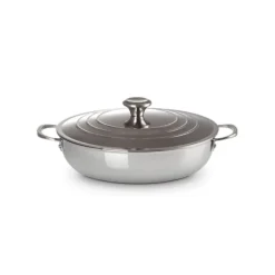 Sauteuses*LE CREUSET Sauteuse Provençale Inox Signature 30 cm et couvercle