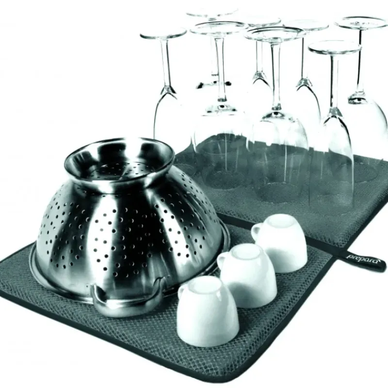 Autour De L'évier*CUISINEADDICT Séchoir Vaisselle Antibactérien 52 x 35 cm Prepara