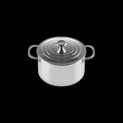 Batterie De Cuisine|Faitout*LE CREUSET Set 4 Pièces Casseroles et Faitout Inox Signature