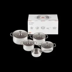 Batterie De Cuisine|Casseroles*LE CREUSET Set 5 Pièces Cocottes Inox Signature