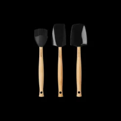 Spatules|Maryses Et Cuillères*LE CREUSET Set de 3 Spatules Silicone Black Onyx