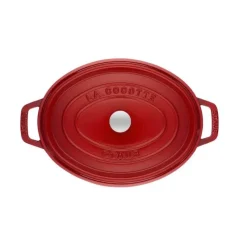 Cocotte En Fonte*STAUB Cocotte Fonte Ovale 23 cm Rouge Cerise 2,35 L