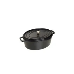 Cocotte En Fonte*STAUB Cocotte Fonte Ovale 37 cm Noir Mat 8 L