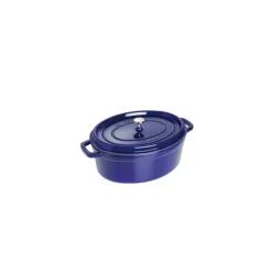 Cocotte En Fonte*STAUB Cocotte Fonte Ovale 31 cm Bleu Intense Majolique 5,5 L