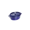 Cocotte En Fonte*STAUB Cocotte Fonte Ovale 33 cm Bleu Intense Majolique 6,7 L