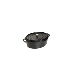 Cocotte En Fonte*STAUB Cocotte Fonte Ovale 23 cm Noir Mat 2,35 L