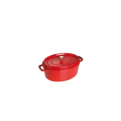 Cocotte En Fonte*STAUB Cocotte Fonte Ovale 27 cm Rouge Cerise 3,2 L
