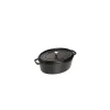 Cocotte En Fonte*STAUB Cocotte Fonte Ovale 27 cm Noir Mat 3,2 L