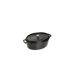 Cocotte En Fonte*STAUB Cocotte Fonte Ovale 27 cm Noir Mat 3,2 L