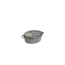 Cocotte En Fonte*STAUB Cocotte Fonte Ovale 17 cm Gris Graphite 1 L