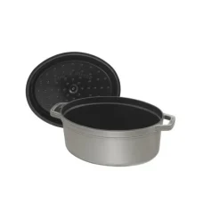 Cocotte En Fonte*STAUB Cocotte Fonte Ovale 17 cm Gris Graphite 1 L