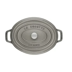 Cocotte En Fonte*STAUB Cocotte Fonte Ovale 23 cm Gris Graphite 2,35 L