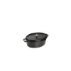 Cocotte En Fonte*STAUB Cocotte Fonte Ovale 17 cm Noir Mat 1 L