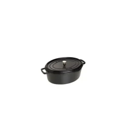 Cocotte En Fonte*STAUB Cocotte Fonte Ovale 17 cm Noir Mat 1 L