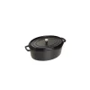 Cocotte En Fonte*STAUB Cocotte Fonte Ovale 33 cm Noir Mat 6,7 L