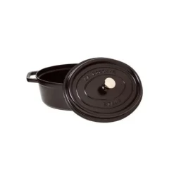 Cocotte En Fonte*STAUB Cocotte Fonte Ovale 41 cm Noir Mat 12 L