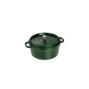 Cocotte En Fonte*STAUB Cocotte Fonte Ronde 24 cm Vert Basilic Majolique 3,8 L