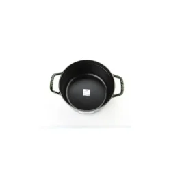 Cocotte En Fonte*STAUB Cocotte Fonte Ronde 24 cm Vert Basilic Majolique 3,8 L