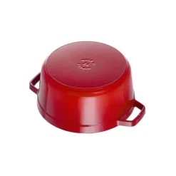Cocotte En Fonte*STAUB Cocotte Fonte Ronde 22 cm Rouge Cerise 2,6 L