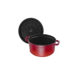 Cocotte En Fonte*STAUB Cocotte Fonte Ronde 22 cm Rouge Cerise 2,6 L