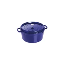 Cocotte En Fonte*STAUB Cocotte Fonte Ronde 30 cm Bleu Intense Majolique 8,35 L