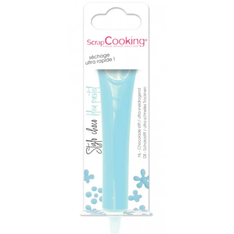 Nappages Et Glaçages|Décoration Comestible*SCRAPCOOKING Stylo Chocolat Bleu Ciel 25 g