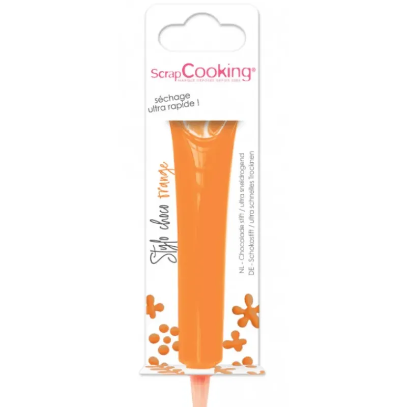 Nappages Et Glaçages|Décoration Comestible*SCRAPCOOKING Stylo Chocolat Orange 25 g