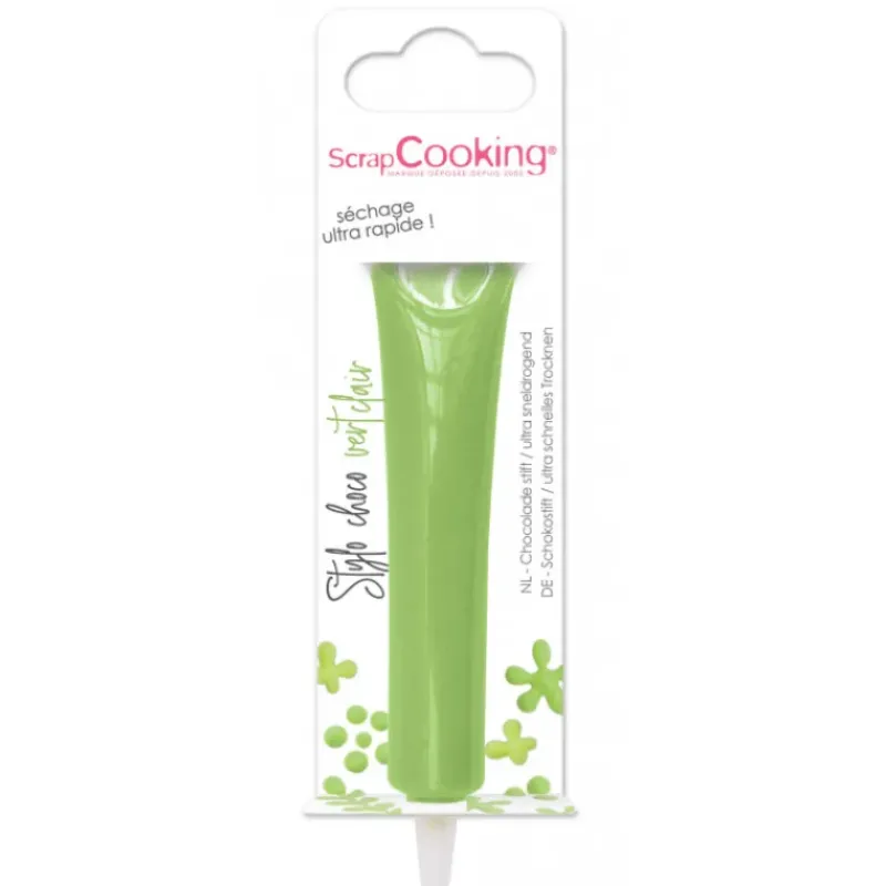 Nappages Et Glaçages|Décoration Comestible*SCRAPCOOKING Stylo Chocolat Vert Pomme 25 g