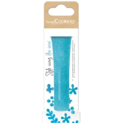 Nappages Et Glaçages*SCRAPCOOKING Stylo Glaçage Gel Bleu Pailleté 26 g