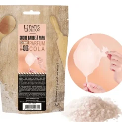 Préparation Pâtisserie|Décoration Comestible*PATISDECOR Sucre Barbe à Papa Cola 400 g Patisdécor