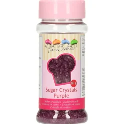 Décoration Comestible*FUNCAKES Sucre coloré Violet 80g