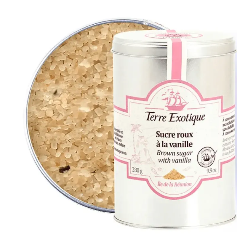 Sucre*TERRE EXOTIQUE Sucre Roux à la Vanille 280 g