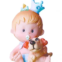 Décoration Gâteau*CUISINEADDICT Sujet bapteme Couronne Bleue 5 cm