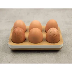 Conservation*PEBBLY Support à Œufs en Bambou